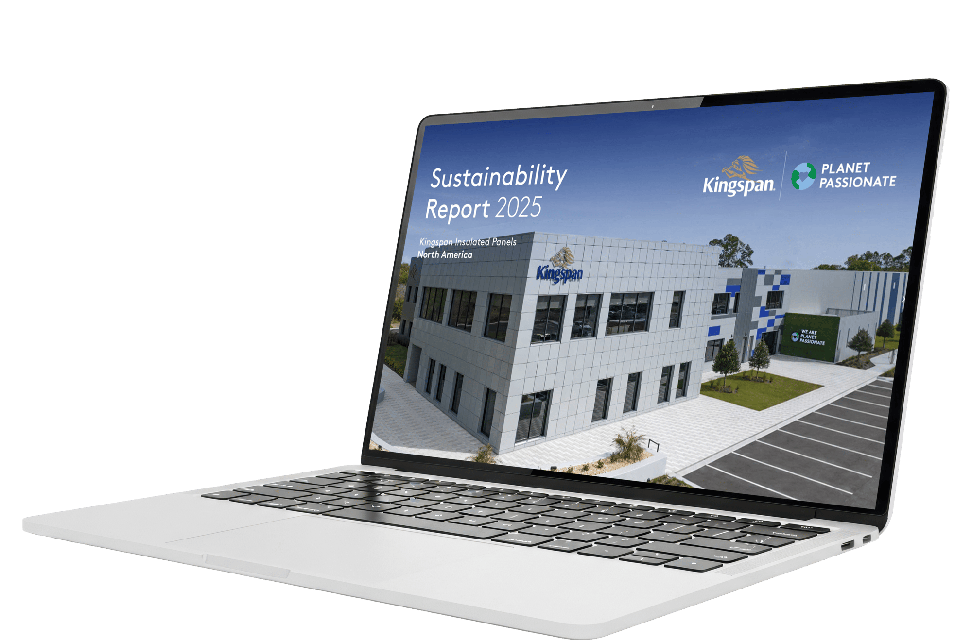 Sustainability Report On Laptop